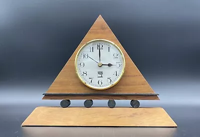 Kasnak Designs Indianapolis In Clock Bubinga Wood Prairie Style Arts & Crafts • $169.99