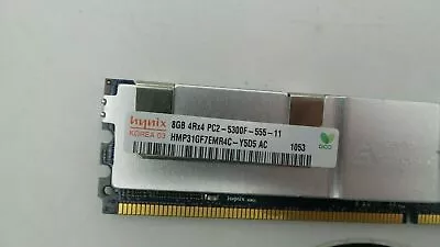 $14.99 • Buy Hynix 8GB DDR2-667 PC2-5300F 4Rx4 ECC 240Pin FBDIMM HMP31GF7EMR4C-Y5D5 A1 102-03