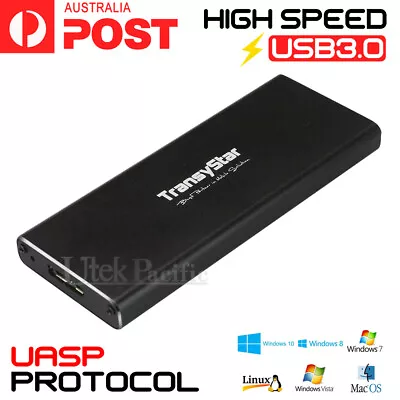 $11.99 • Buy M.2 NGFF SSD SATA TO USB 3.0 External Enclosure Storage Case Adapter Aluminium