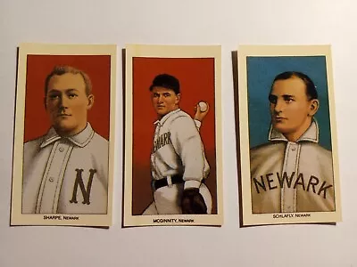  1988 Card Collectors Company '09-11 T206 Reprints NEWARK INDIANS Set Of 3 • $2.99