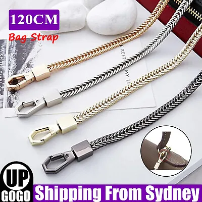 120cm Metal Handbag Shoulder Strap Bag Purse Chain Smooth Replacement Crossbody  • $6.99