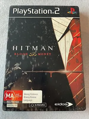 PlayStation 2 Hitman Blood Money  Steel Case Edition PAL • $19.99