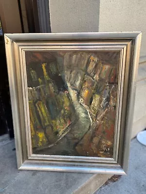 Mysterious Modernist Expressionism European Painting • $400