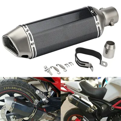 Universal Dirt Bike Motorcycle Exhaust Muffler Tail Pipe Slip-On With DB Killer • $36.98