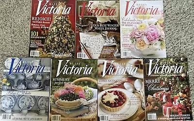 7 Victoria Bliss Romantic Home Magazines 2007 2008 Entire Year Premiere Issue • $30