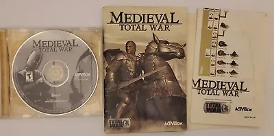 Medieval Total War PC Game By Activision 2 CD Rom Disc Set Total War • $21.99
