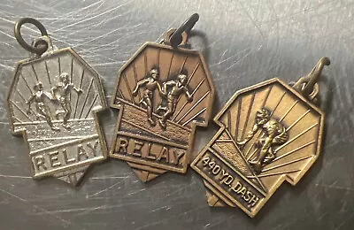 🥇🥇🥇3 VINTAGE TRACK & FIELD SPORTS MEDALS 1960’s As Pictures 🥇🥇🥇 • $18.99
