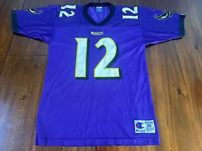 Vinny Testaverde Baltimore Ravens Champion NFL Jersey Size 40 Vintage • $59.99