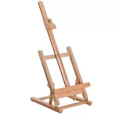 U.S. Art Supply Small Tabletop Wooden H-Frame Studio Easel Adjustable Beechwood • $25.99