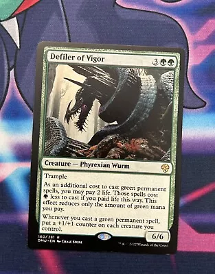 MTG Defiler Of Vigor  - Dominaria United NM • $3