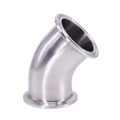 19 -108mm Pipe OD 1.5  -4  Tri Clamp 45 Degree Elbow Stainless Sanitary Homebrew • $23.59
