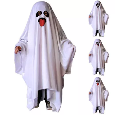  Halloween Ghost Clothes Children Cosplay Costume Cloak Party Fancy Dress Up AU- • $23.59