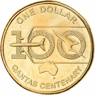 Unique Australian $1 Dollar Coin 2020 QANTAS Centenary 100 Years CIRCULATED • $5.40