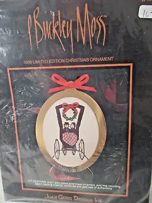 P Buckley Moss 1996 CHRISTMAS ORNAMENT Counted Cross Stitch KIT • $9