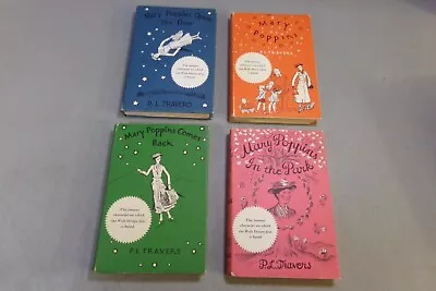 4 Marry Poppins Vintage Hard Covers By P.L. Travers • $68.99
