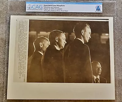 Neil Armstrong Collection Photo Apollo 11 Astronauts W/ Frank Sinatra CAG Cert • $292.50