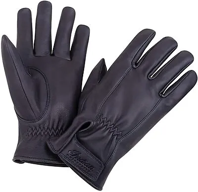 Indian Motorcycle Women's Deerskin Strap Glove Black | 2860662 • $84.99