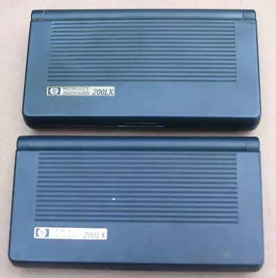 2 Vintage 1992 Hewlet-packard Hp 200lx Palmtop Pc Computing *for Parts Repair* • £287.07