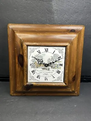 Rare Antique Vintage New England Clock Company Home To Thanksgiving Clock Rare • $145