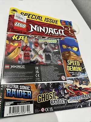 Lego Ninjago Legacy Magazine Issue 13 + Minifigures Kai Vs Nindroid 112113 • $30