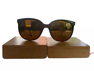 Bolle Vintage 396 Cateye Sunglass-Made In France-Tort Fade Frame W Amber Lenses • $350