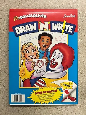 VINTAGE MCDONALDS MCDONALDLAND DRAW N WRITE ACTIVITY BOOK PAD New Loose Binding • $24.99