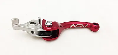 ASV Unbreakable F3 Folding Brake Lever Shorty Red Raptor YFZ 450 450R 2007+ • $69.95