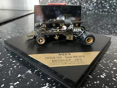 £4.99 • Buy Quartzo 4023 Lotus 72D - Dave Walker - British Grand Prix - 1972 - 1:43 Scale