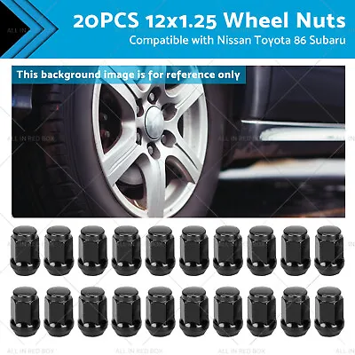 20PCS 12x1.25 Wheel Nuts Suitable For Subaru WRX BRZ 86 Nissan 350 370 • $41.99