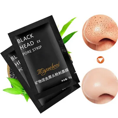 2PC Blackhead Remover Black Mud Deep Cleansing Purifying Peel Acne Face Mask • $0.01