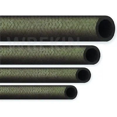 £1.95 • Buy Cotton Braided Rubber Fuel Hose For Unleaded Petrol / Diesel Oil, Line Pipe UK