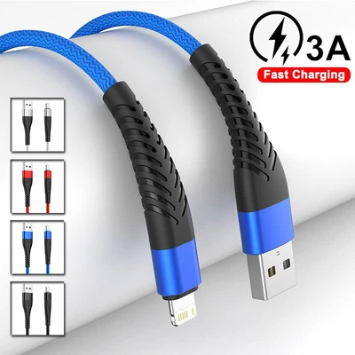 $8.39 • Buy USB Charger Cable For IPhone 14 13 12 11 X XR 8 7 6 5 Fast Charge Data Sync Lead