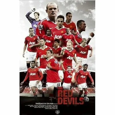 Manchester United - Players POSTER 61x91cm NEW * Rooney Ryan Giggs Michael Owen • $11.63