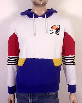 EUC Ellesse Loud Vibrant Colorblock Hoodie Sweatshirt Gioventu Sportiva SZ M • $35.99