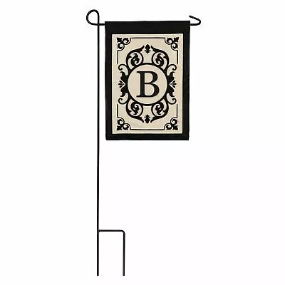 Evergreen Cambridge Monogram Garden Applique Flag Letter B 18'' X 12.5'' Inche • $18.99