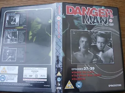 DANGER MAN - NUMBER 27 - EPISODES 37-39 - DVD - 2005 - De AGOSTINI • £3.79