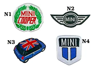 Mini Cooper Car Sports Logo Embroidered Iron Sew On Patch Jacket Jeans Leather • £1.99