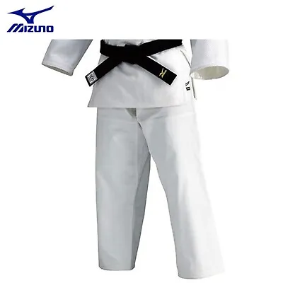 MIZUNO Judo Gi  Cloth Pants YUSHO Double Wave Model White 22JP5A7201 New • $73.99