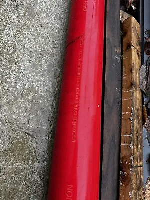 125mm Class 1 Red High Voltage Electric Cable Ducting 3m Length  • £18