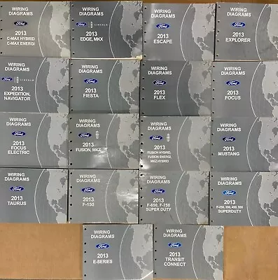$14.99 • Buy 2013 FORD Cars Trucks SUV Factory Electrical Wiring Diagrams Repair Shop Manual