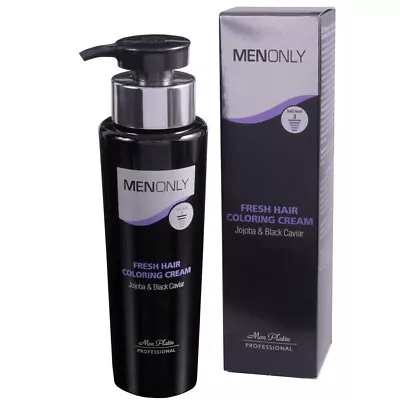 Mon Platin Men Only Fresh Hair Coloring Cream Jojoba & Black Caviar 8.5 Fl.oz • $31.90