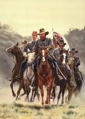 Mort Kunstler Civil War Longstreet At Gettysburg Sold Out No COA Very Rare • $575