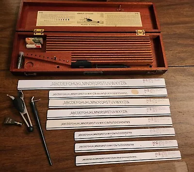 Vintage Keuffel & Esser Co. K&E Leroy Lettering Set Not Complete See Pictures • $16