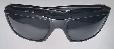 SPY Optic Dirty MO Sunglasses Polarized Matte Black Happy Bronze Blue SpecMirror • $30