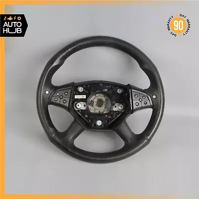 07-08 Mercedes W164 ML63 R63 AMG Steering Wheel W/Paddle Shifters Black OEM • $290.50