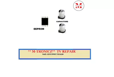 Vizio  E320vl E321vl Main Board  3632-1732-0150  Eeprom + Caps Orange Light Fix • $16.99