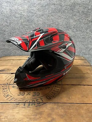 Vintage Vega Mojave Motorcycle ATV Powersports Helmet With Visor Red Size Large • $29.95