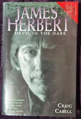 James Herbert Craig Cabell DEVIL IN THE DARK Hand Signed X 2 HB 2003 RARE • £100