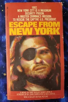 Escape From New York - Paperback By Mike McQuay - GOOD • $38