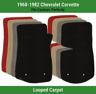 Lloyd Classic Loop Front Row Carpet Mats For 1968-1982 Chevrolet Corvette  • $93.99